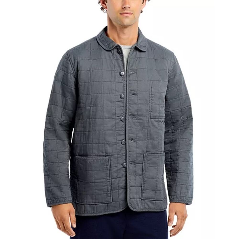 Alex Crane Quilted Kite Jacket in grey sz Small S